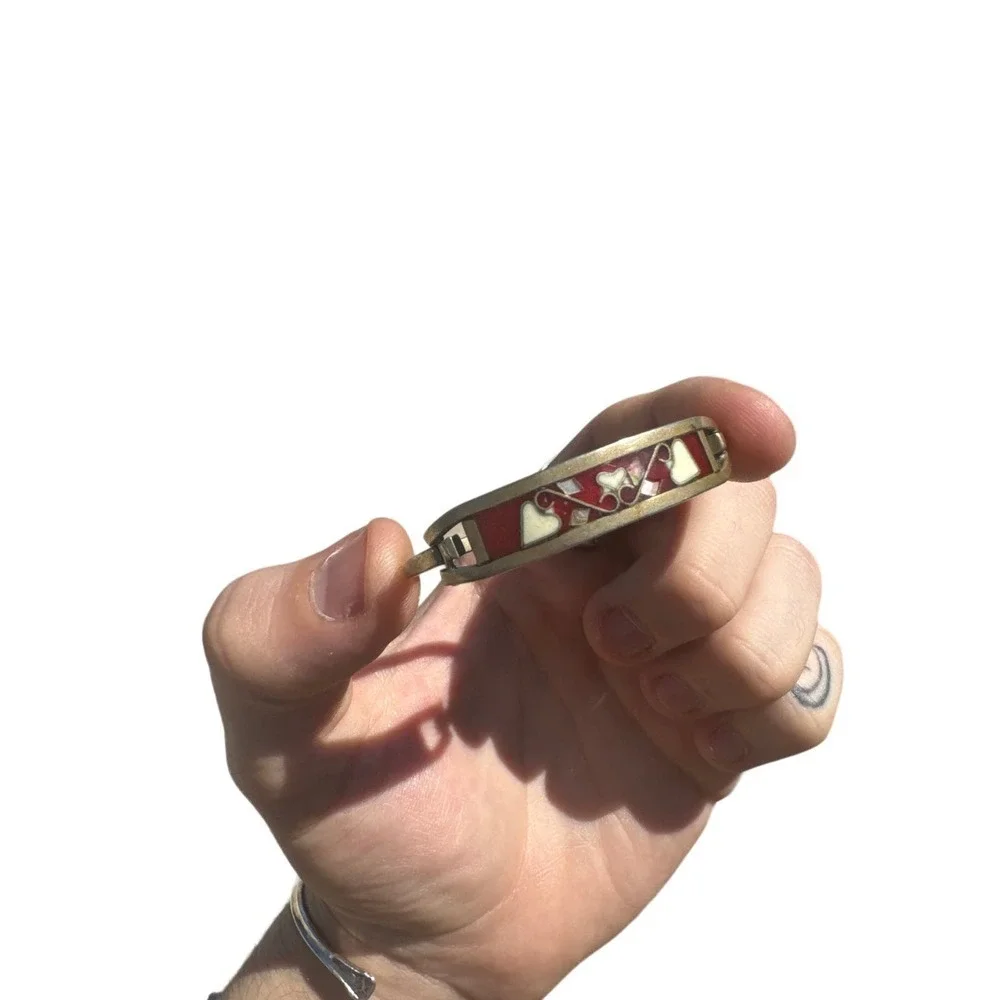 Vintage Alpaca Mexico Baby Bracelet